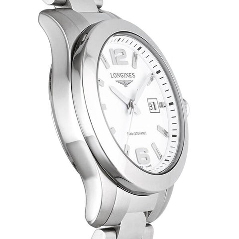 Longines Conquest 2-Year Warranty Silver L3.376.4.16.6 [Parallel Import]