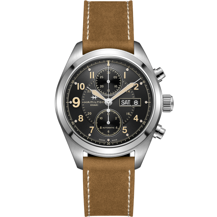 Hamilton H71616535 Watch - Khaki Field Auto Chrono