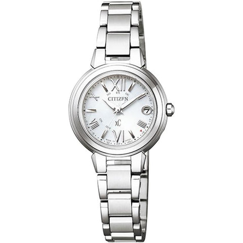 CITIZEN ES9430-54A Watch - Women's xC Eco-Drive Radio-Controlled Stainless Steel Line Happy Flight Series Watch