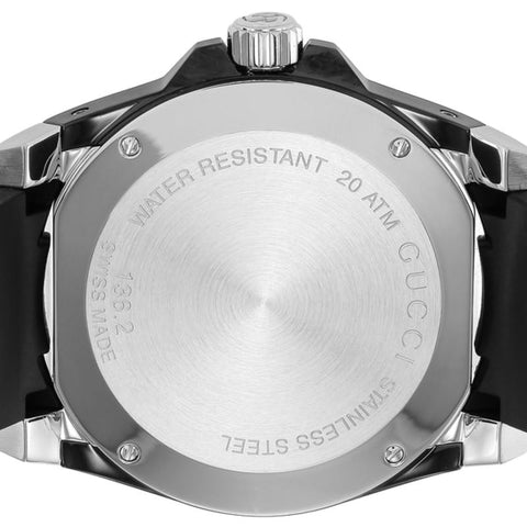 GUCCI Dive 2-Year Warranty Black YA136204A [Parallel Import]