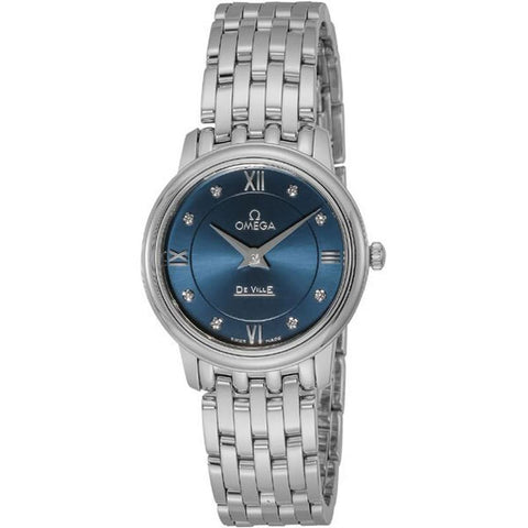 OMEGA 424.10.27.60.53.001 Watch - De Ville Prestige 5-Year Warranty Blue [Parallel Import]