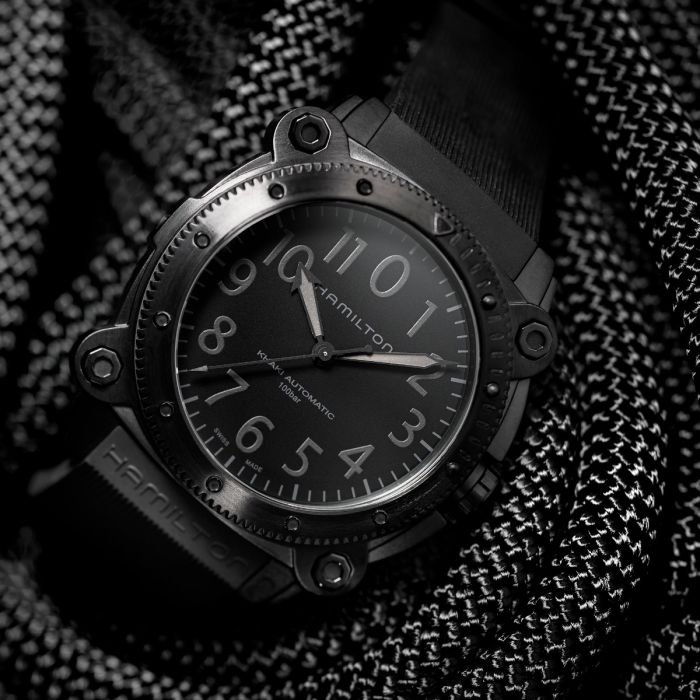 Hamilton H78505330 Watch - Khaki Navy BeLOWZERO Auto Titanium (Image 7)