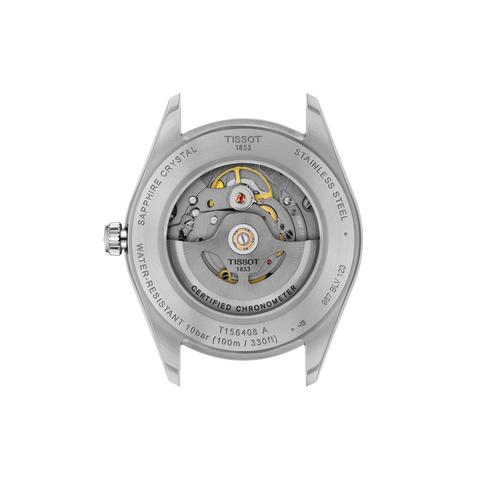 TISSOT T156.408.11.033.00 Watch - Swiss Automatic Watch - Elegant Stainless Steel - Water Resistant up to 100m (Image 6)