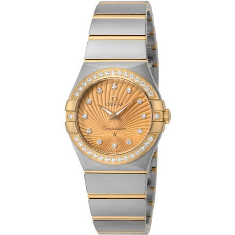 "OMEGA Constellation 123.25.27.60.58.001 Champagne Dial Women's Watch"