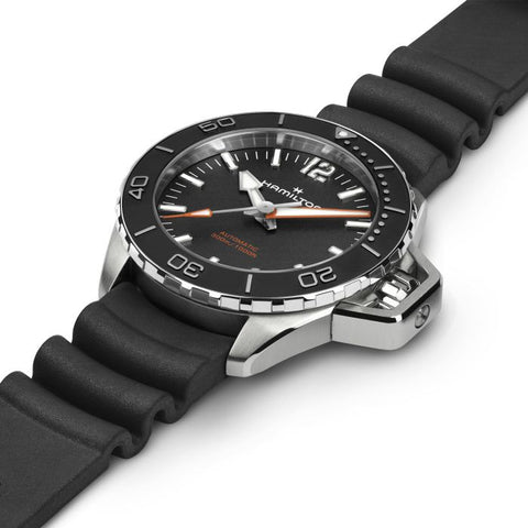 Hamilton H77455330 Watch - Khaki Navy Openwater Auto (Image 4)