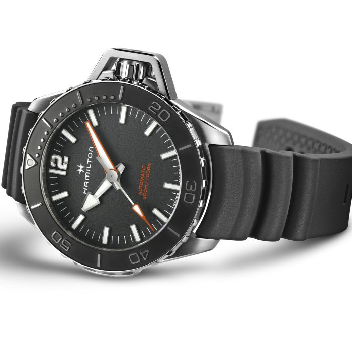 Hamilton H77825330 Watch - Khaki Navy Openwater Auto (Image 4)