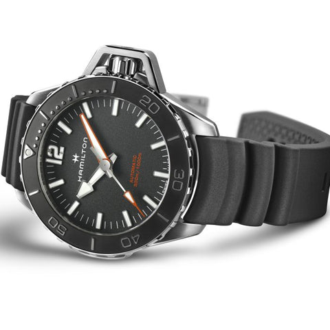 Hamilton H77825330 Watch - Khaki Navy Openwater Auto (Image 4)