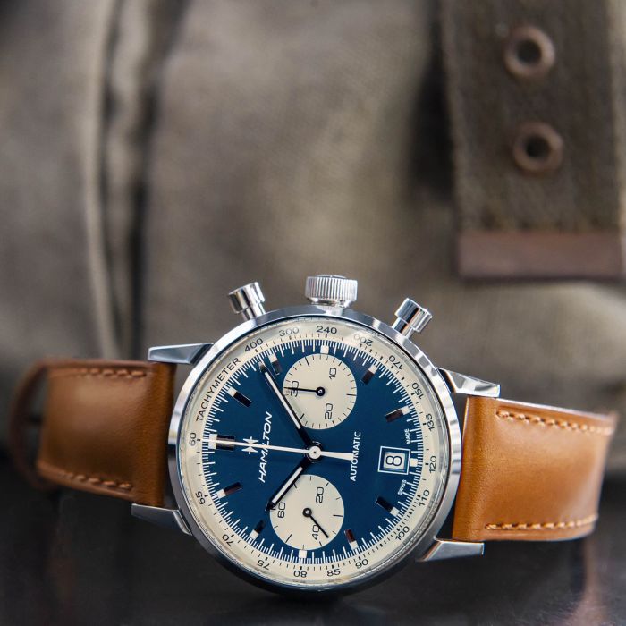 Hamilton H38416541 Watch - American Classic Intra-Matic Auto Chrono (Image 9)