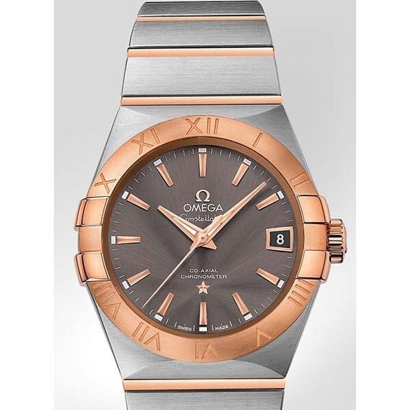OMEGA 123.20.38.21.06.002 Watch - Constellation 5-Year Warranty [Parallel Import] Gray (Case: Red Gold) (Image 2)