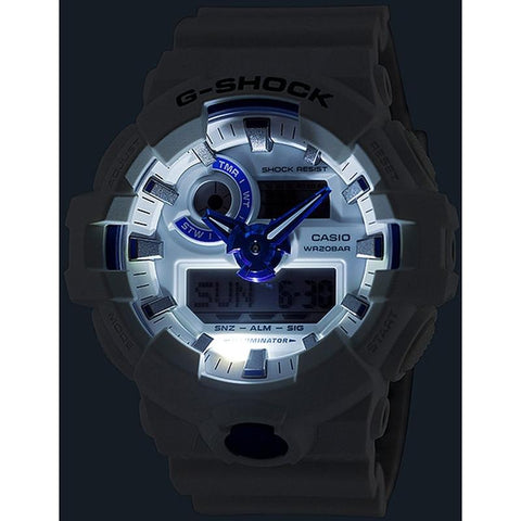 CASIO G-SHOCK Hidden Glow Series White GA-700HDS-7AJF