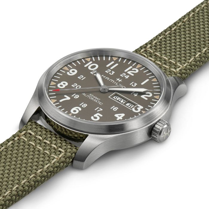 Hamilton H70535081 Watch - Khaki Field Khaki Field Day-Date (Image 4)