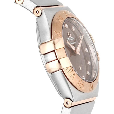 Omega Constellation Quartz Ladies' Metal Bracelet Parallel Import 5-Year Warranty 123.20.27.60.63.003