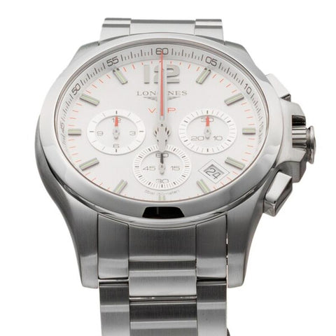 Longines Conquest V.H.P. [Conquest V.H.P.] 2-Year Warranty Silver L3.717.4.76.6