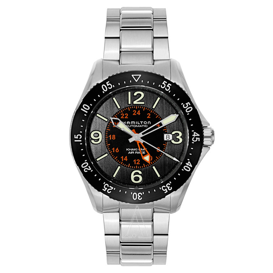 Hamilton H76755131 Watch - Khaki Aviation Khaki Pilot GMT Auto (Image 3)