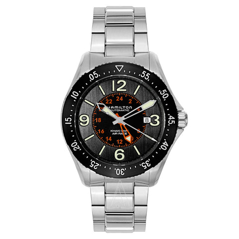Hamilton H76755131 Watch - Khaki Aviation Khaki Pilot GMT Auto (Image 3)