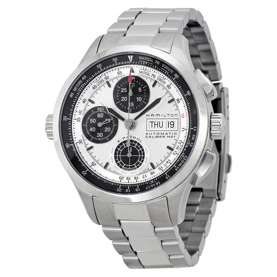 Hamilton H76566151 Watch - Khaki Aviation Khaki X Patrol Auto Chrono (Image 4)