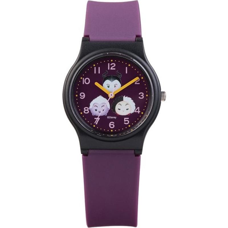 CITIZEN V06A-502VK Watch - Q&Q Analog Disney Tsum Tsum Villains Watch, Waterproof with Urethane Belt