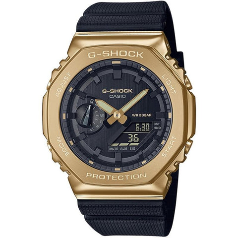 CASIO GM-2100G-1A9JF Men's G-SHOCK Black and Gold Model | IPPO