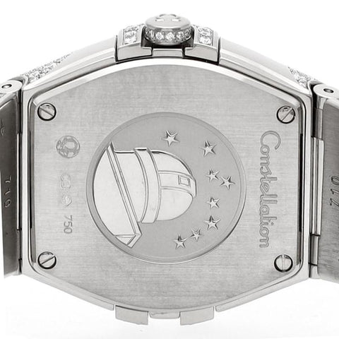 Omega Constellation Quartz Ladies' Watch with Metal Bracelet, Parallel Import, 5-Year Warranty, Model Number: 123.55.27.60.55.012