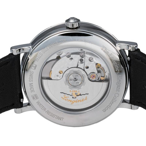 Longines Men's Leather Belt Watch Parallel Import with 2-Year Warranty L4.911.4.71.2