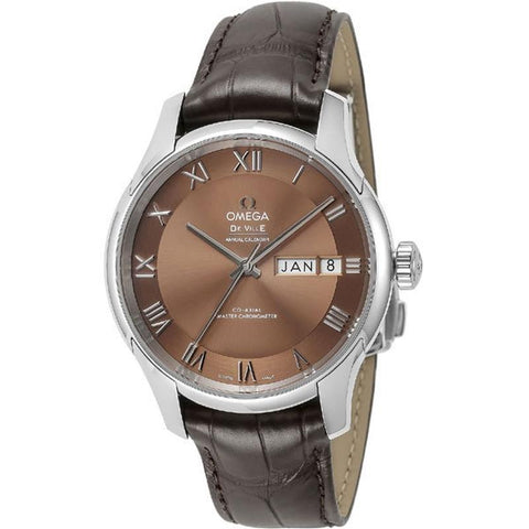 Omega De Ville Hour Vision Brown Parallel Import 5-Year Warranty 433.13.41.22.10.001