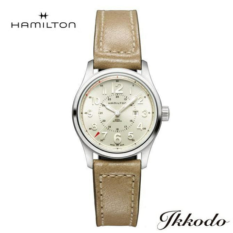 Hamilton H70365983 Watch - Khaki Field Khaki Officer Auto (Image 9)