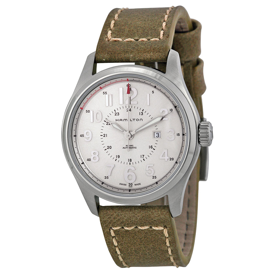Hamilton H70365983 Watch - Khaki Field Khaki Officer Auto (Image 5)