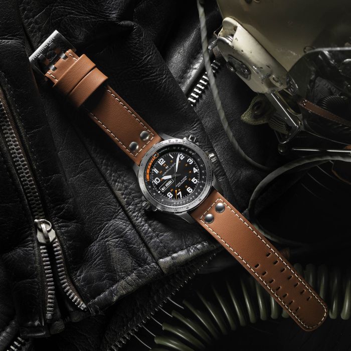 Hamilton H77755533 Watch - Khaki Aviation X-Wind Day Date Auto (Image 6)