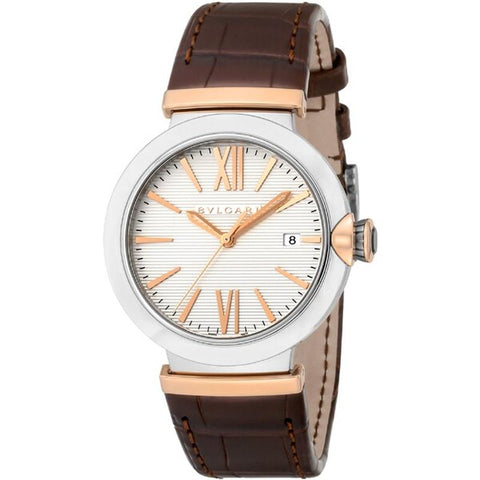 BVLGARI LU40C6SSPGLD Watch - Men's Parallel Import 2-Year Warranty Lucea Silver