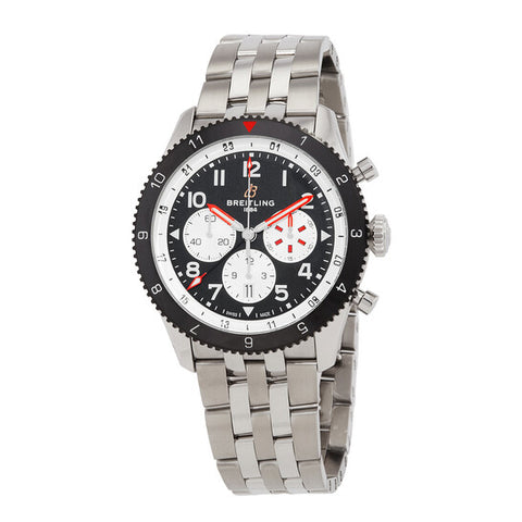 Breitling YB04451A1B1A1 Super AVI B04 Chronograph GMT 5-Year Warranty Black [Parallel Import]