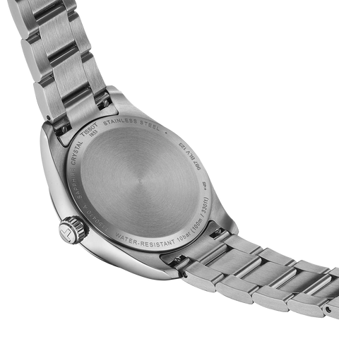 TISSOT T150.210.11.351.00 Swiss Automatic Watch Elegant Design Stainless Steel Case Water Resistant Sapphire Crystal