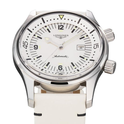 Longines Legend Diver 5-Year Warranty White L3.374.4.80.0 [Parallel Import]
