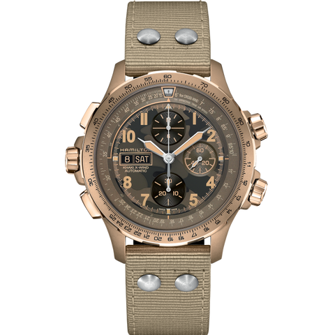 Hamilton H77916920 Watch - Khaki Aviation X-Wind Auto Chrono