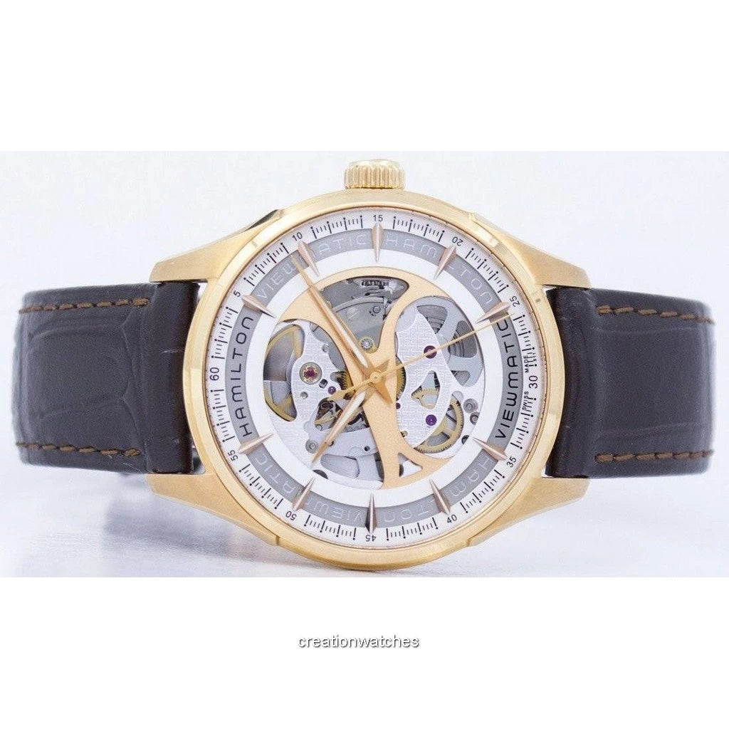 Hamilton H42545551 Watch - Jazzmaster Viewmatic Skeleton Gent Auto (Image 7)