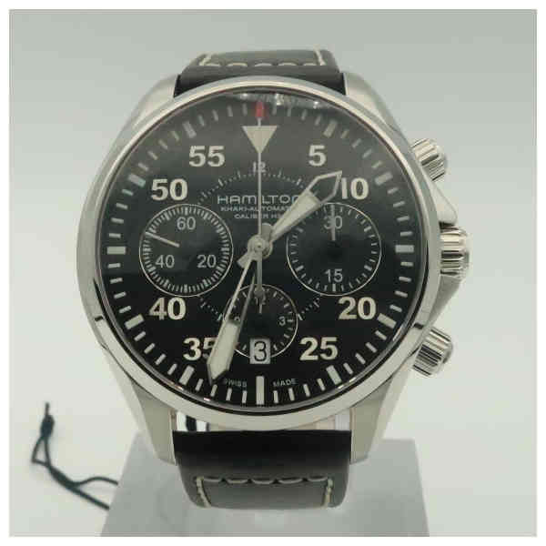 Hamilton H64666735 Watch - Khaki Aviation Khaki Pilot Auto Chrono (Image 5)