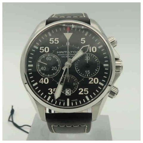 Hamilton H64666735 Watch - Khaki Aviation Khaki Pilot Auto Chrono (Image 5)