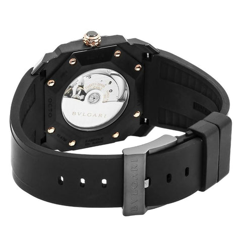 BVLGARI BGO41BBSVD Watch - Men's Rubber Strap Parallel Imported Watch 2-Year Warranty (Image 4)