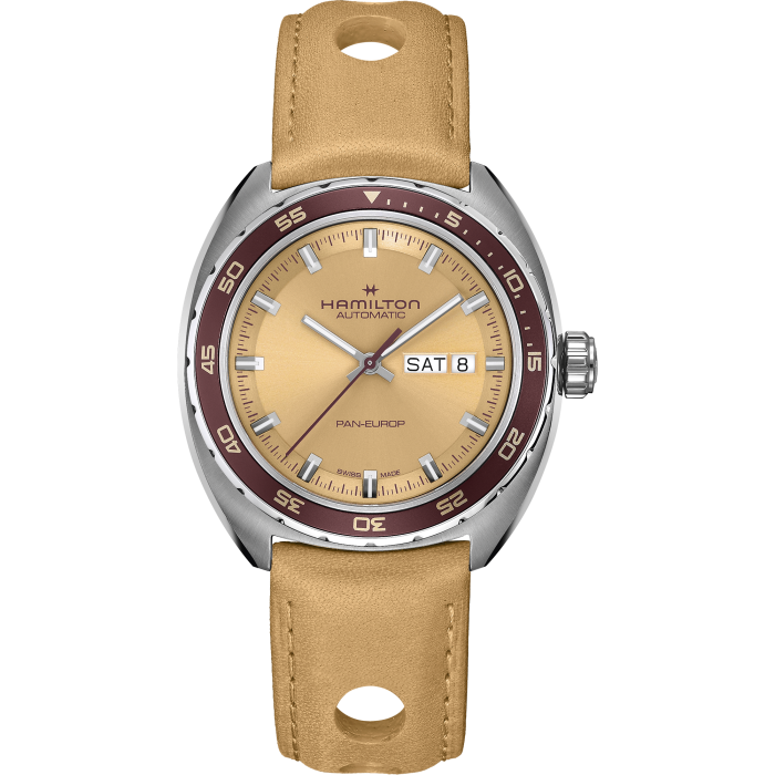 Hamilton H35435820 Watch - American Classic Pan Europ Day Date Auto
