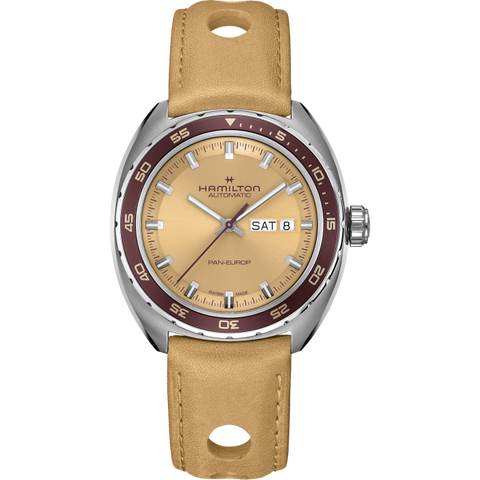Hamilton H35435820 Watch - American Classic Pan Europ Day Date Auto