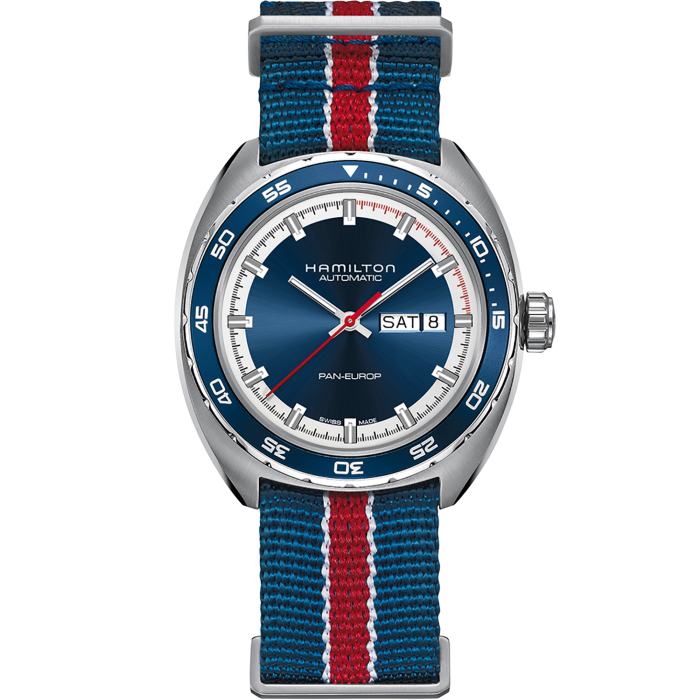 Hamilton H35405741 Watch - American Classic Pan Europ Day Date Auto