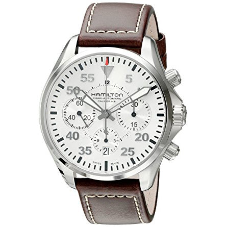 Hamilton H64666555 Watch - Khaki Aviation Khaki Pilot Auto Chrono (Image 3)