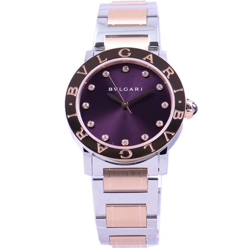 BVLGARI BBL33C7SPG/12 Watch - Women's Watch, Metal Bracelet, Parallel Import, 2-Year Warranty