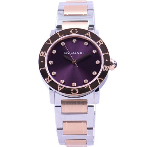 BVLGARI BBL33C7SPG/12 Watch - Women's Watch, Metal Bracelet, Parallel Import, 2-Year Warranty