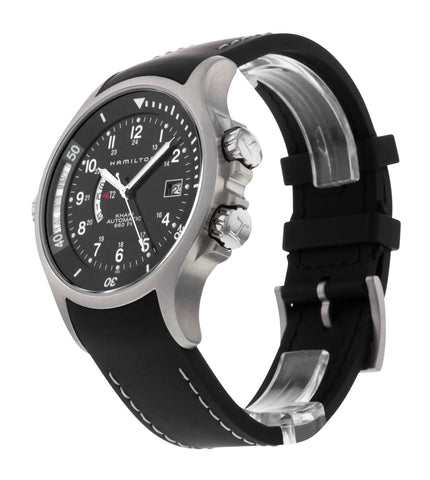 Hamilton H77615333 Watch - Khaki Navy GMT Auto (Image 7)
