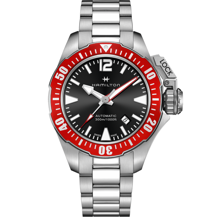 Hamilton H77725135 Watch - Khaki ネイビー OPENWATER AUTO