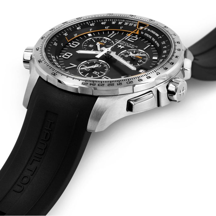 Hamilton H77912335 Watch - Khaki Aviation X-Wind GMT Chrono Quartz (Image 4)