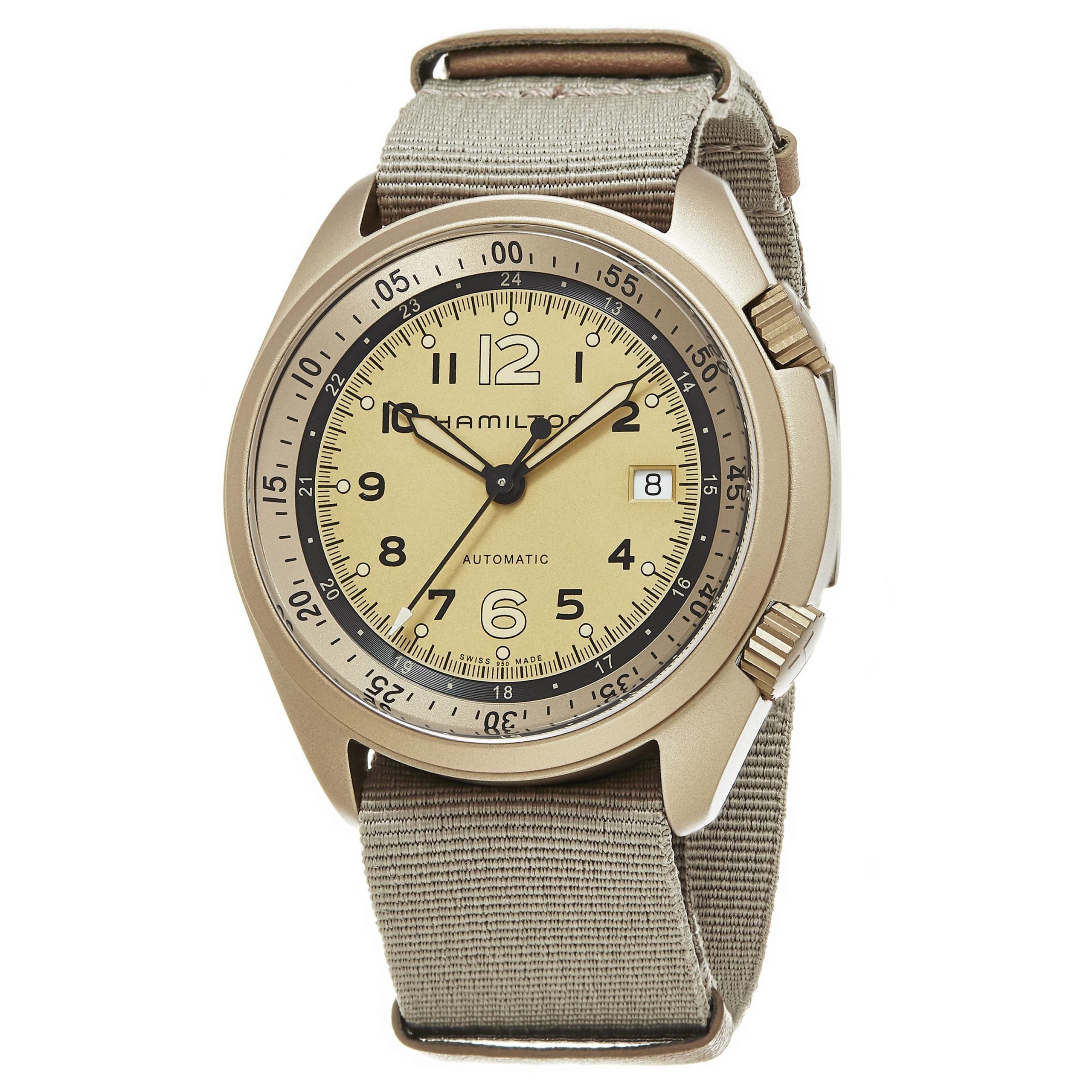 Hamilton H80435895 Watch - Khaki Aviation Pilot Pioneer Aluminium Auto (Image 6)