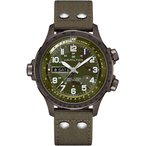 Hamilton H77775960 Watch - Khaki Aviation X-Wind Auto