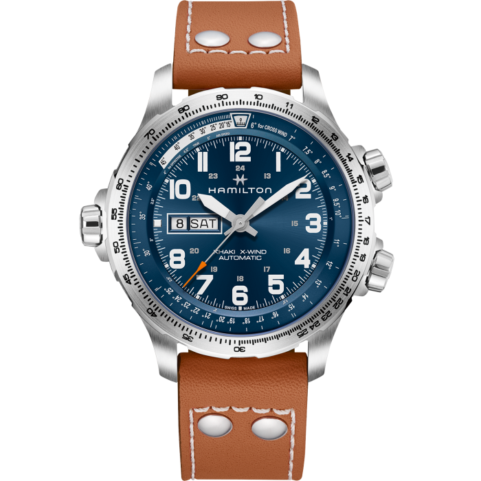 Hamilton H77765541 Watch - Khaki Aviation X-Wind Day Date Auto