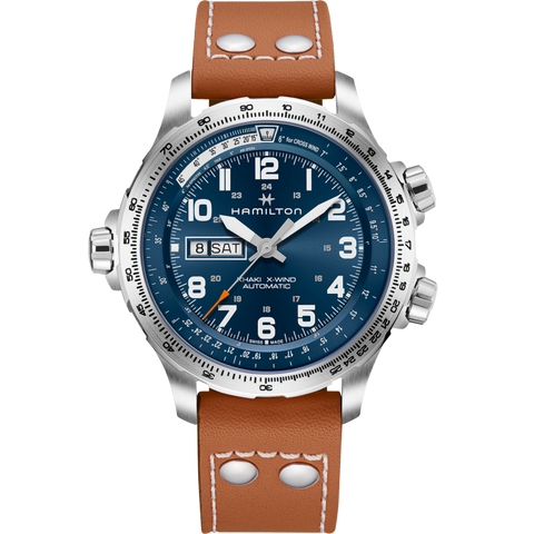 Hamilton H77765541 Watch - Khaki Aviation X-Wind Day Date Auto